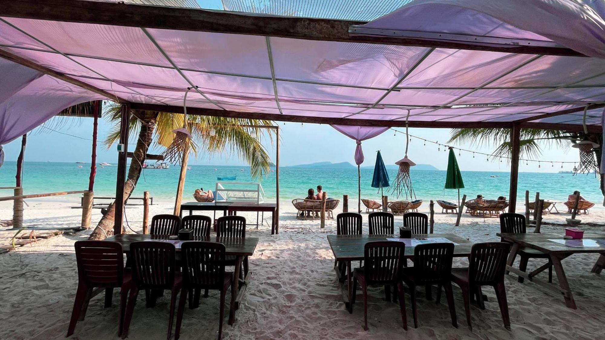 Koh Rong Beach Hostel And Bungalows Kaoh Touch Eksteriør bilde