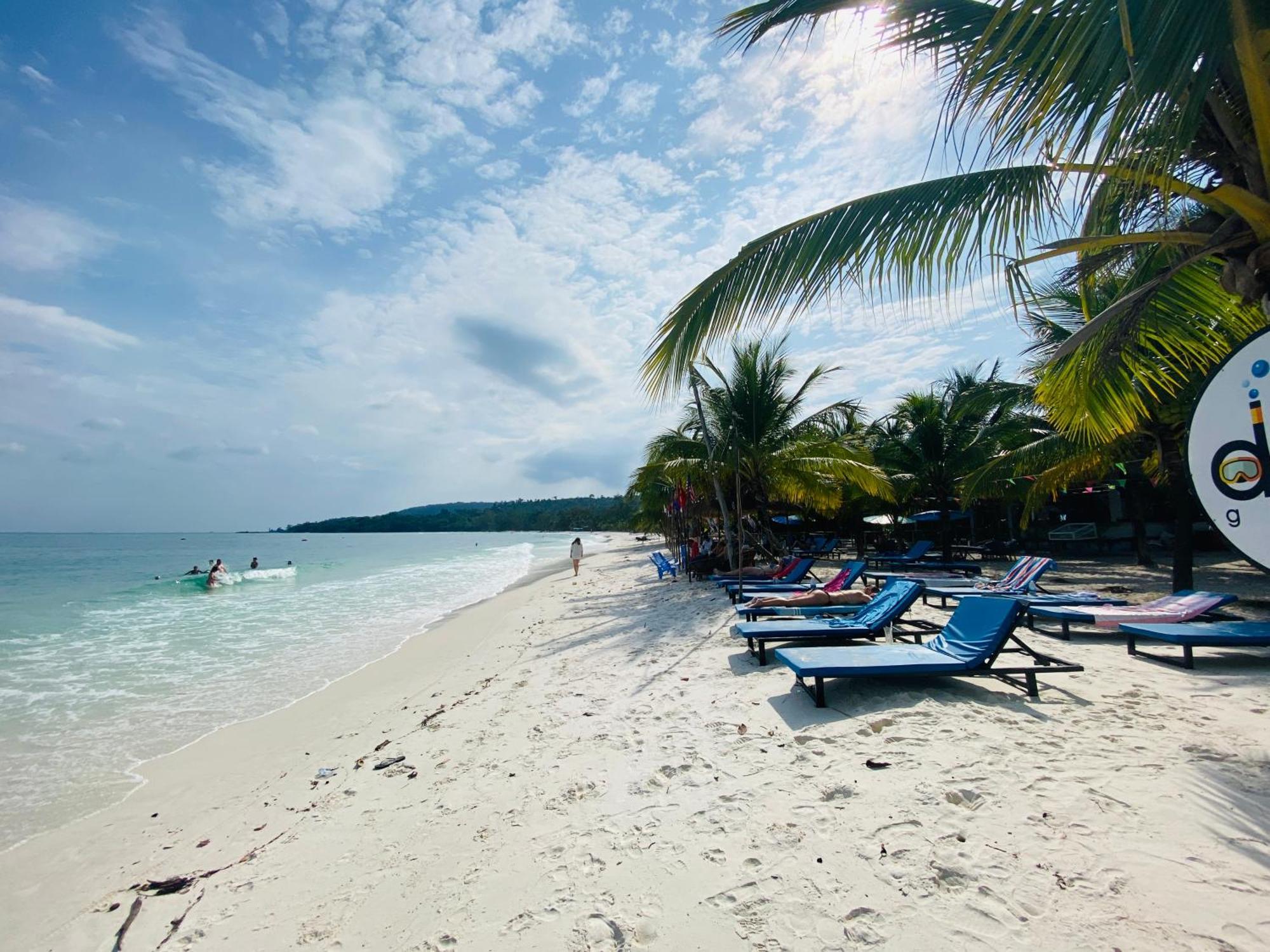 Koh Rong Beach Hostel And Bungalows Kaoh Touch Eksteriør bilde
